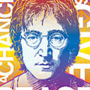 John Lennon Pop Art Poster
