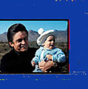 Johnny Cash John Carter Cash Old Tucson Arizona 1971 Poster