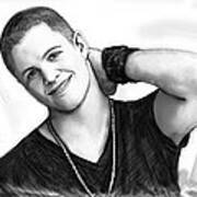 Johnny Ruffo Art Long Drawing Sketch Poster Poster