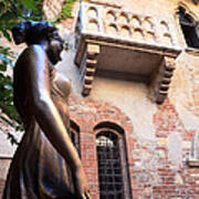 Juliet's Balcony In Verona Italy Poster
