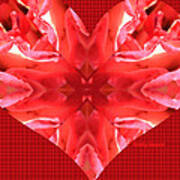 Kaleidoscope Heart Poster