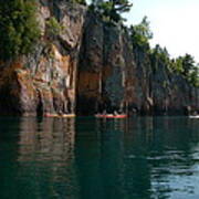 Kayaking By Shovel Point Poster