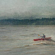 Kayaking In Port Dover Poster