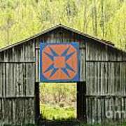Kentucky Barn Quilt - Happy Hunting Ground Poster