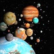 Kepler Mission's Exoplanets Poster