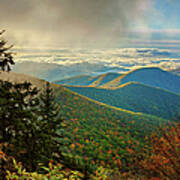 Kiss Of Sunshine - Blue Ridge Mountains I Poster