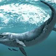 Kronosaurus Extinct Marine Reptile Poster