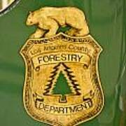 La Forestry Department Emblem Poster