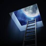 Ladder To The Moon Poster
