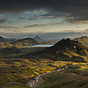 Lake Alftavatn Laugavegur Trail Iceland Poster