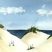 Lake Michigan Dunes Poster
