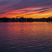Lake Murray Sunset-2 Poster