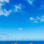 Lanikai Beach From The Pillbox Trail 3 To 1 Aspect Ratio Poster