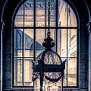 Lantern And Arched Window Poster