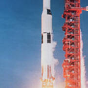 Launch Of Apollo 11 Poster