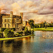 Leeds Castle Landscape Poster