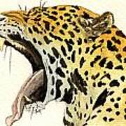 Leopard Head Poster