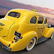 Let's Ride - Studebaker Yellow Cab Poster