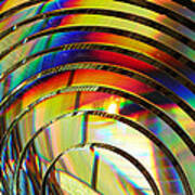 Light Color 2 Prism Rainbow Glass Abstract By Jan Marvin Studios Poster