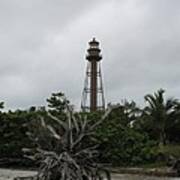 Lighthouse On Sanibel Island Poster