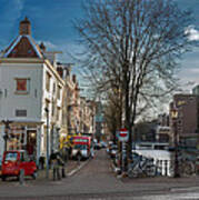 Lijnbaansgracht And Tweede Weteringdwarsstraat. Amsterdam Poster
