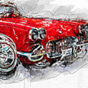 Little Red Corvette No. 2 C Poster