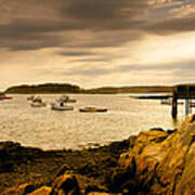 Lobster Boats Cape Porpoise Maine Poster