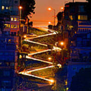 Lombard Street, Depth Into The Darkness Of Light Poster