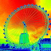London Eye Observation Wheel Poster