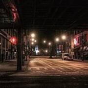 Looking East From Wabash Poster