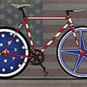 Love America Bike Poster