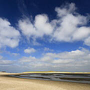 Low Tide At Slufter Nature Reserve Poster