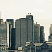Lower Manhattan Skyline Panorama Poster