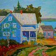 Lubec Village Poster