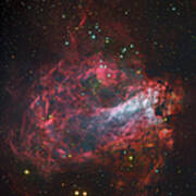 M17, The Omega Nebula In Sagittarius Poster