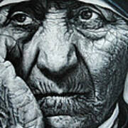 Mother Teresa - Painting Poster