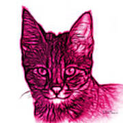 Magenta Savannah Cat - 5462 F S Poster