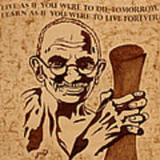Mahatma Gandhi Quote Poster
