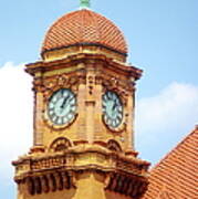 Main Street Station Clock Tower Richmond Va Poster