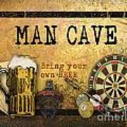 Man Cave-bring Your Own Beer Poster