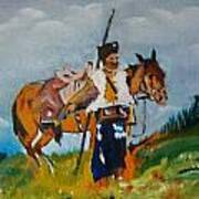 Man With A Horse Poster