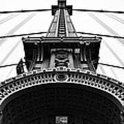 Manhattan Bridge Ironwork - New York Poster