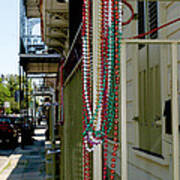 Mardi Gras Beads Poster