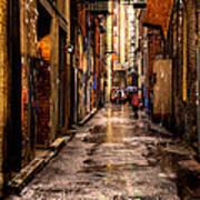 Market Square Alleyway - Knoxville Tennessee Poster