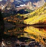 Maroon Bells Autumn Poster