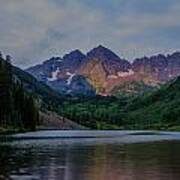 Maroon Bells Sunrise Poster