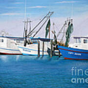 Matagorda Boats Poster