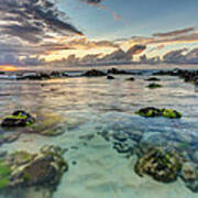 Maui Seascape At Sunset Poster