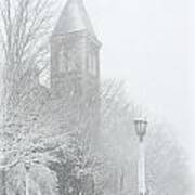 Mcgraw Hall In Winter Poster