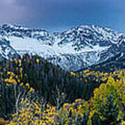 Mears Peak And Sneffels Range In Fall - Colorado Poster